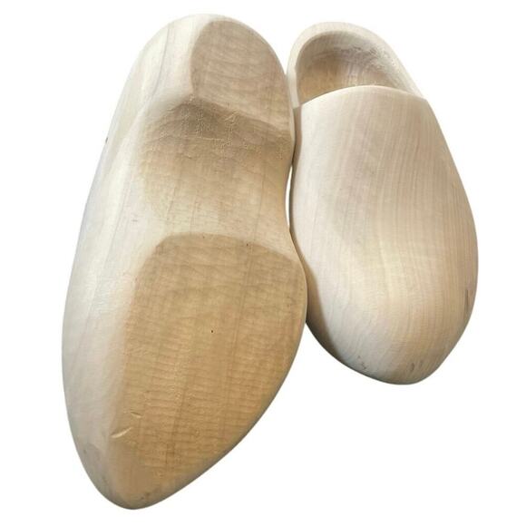 DUTCH WOODEN CLOG SHOES KLOMPEN HOLLAND SZ 39 EU USA 8.5 WOMAN 6.5 MEN FESTIVE - Picture 7 of 16